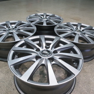 15×6J　114.3　MANARAYSPORT　5穴　アルミのみ　4本　ノア　ヴォクシー　エクスファイア　等に