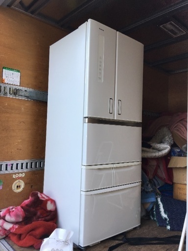 東芝 6ドア 冷蔵庫 ベジータ 2014年製 シェルホワイト