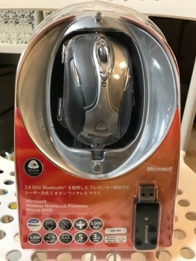 Microsoft Wireless Notebook Presenter Mouse 8000 ワイヤレス マウス
