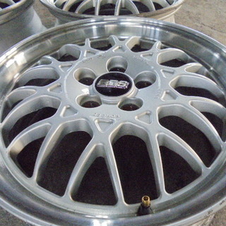 16インチ BBS ホイル4本セット インプレッサ レガシィ等 PCD100 5穴 6.5J +55