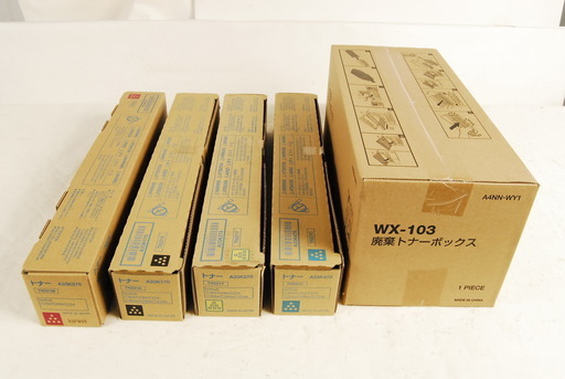未使用品トナー TN321M TN321K TN321Y TN321C 4色 廃棄トナーボックス WX-103 アントレ