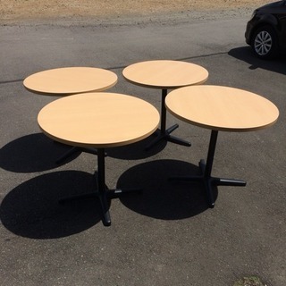 【ブランド】カフェ丸テーブル【美品】4台セット