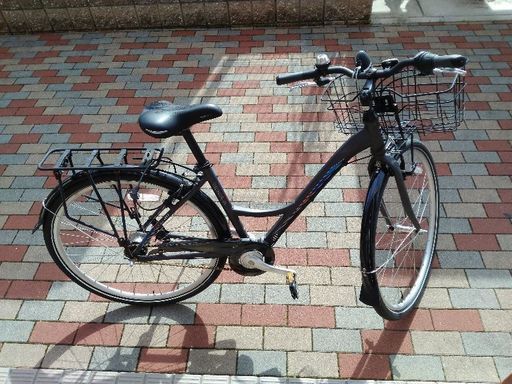 アルミ 内装5段 タイヤ 700×42C クロスバイク風自転車