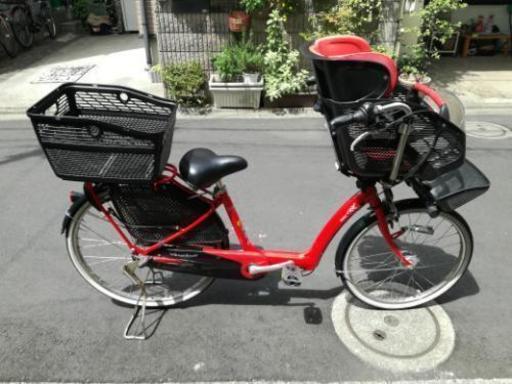 値下げしました！子供乗せ 赤 ブリジストン アンジェリーノ