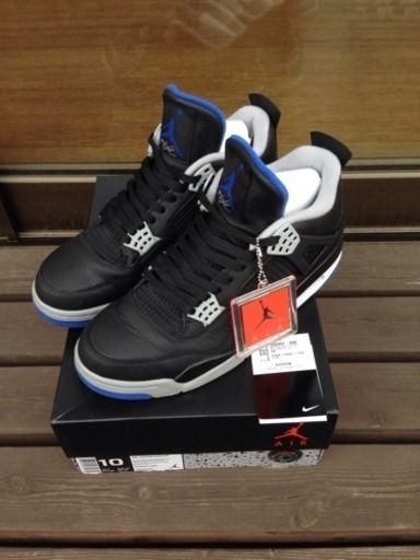 黒タグ、キーホルダー付‼︎AIR JORDAN 4 モータースポーツ