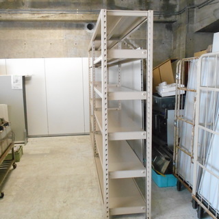 ノンボルト　天地６段スチール棚　フルセット（ばら売り可）『美品中古』【リサイクルショップサルフ】