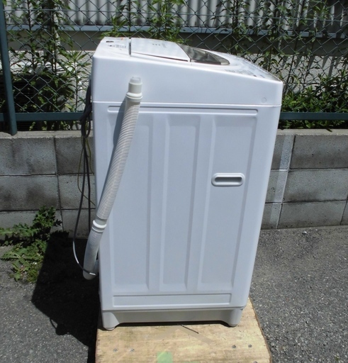 TOSHIBA 全自動洗濯機 7Kg 2015年製 AW-7G2(W) ホワイト 中古品 ふろ水ホース付き JM529)【取りに来られる方限定】