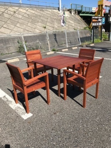 ガーデン用テーブル \u0026椅子5点セット
