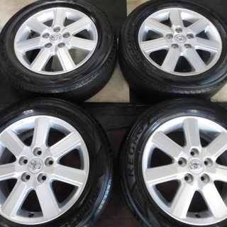 山しっかり　ＢＳ　レグノ　ＧＲＶⅡ　205/60Ｒ16付き★トヨタ　ノア純正　6Ｊ+50　114.3-5穴★ちょっとした小傷のみです★ヴォクシーにも 