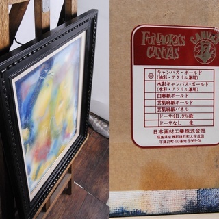 真作保証 油絵　Keazim Issinov　カジム　イシノフ　ミュージック　サイン有　F8号 額装　箱入り　アントレ