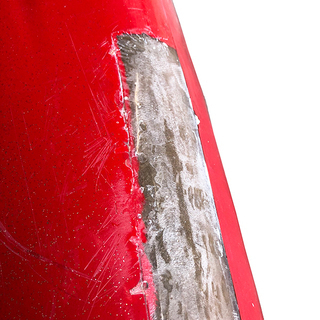 カヤック FRP製 超軽量 パドルセット 赤 レッド 1人乗り 艇 シングル カヌー 船 ボート 東μKB a