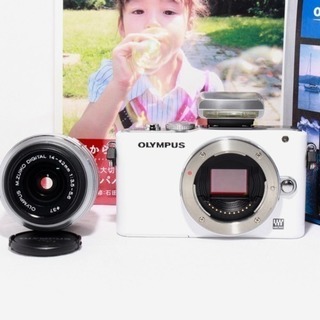 ⭐️WI-FI SD 付⭐️オリンパス E-PL3 レンズキット 可愛いホワイト