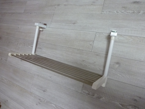 ニトリ伸縮キッチン吊り下げラック差し上げます Mm42 川崎の収納家具 食器棚 キッチン収納 の中古あげます 譲ります ジモティーで不用品の処分