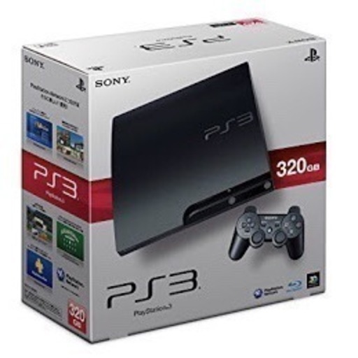 【終了】プレイステーション3 本体セット 新品コントローラー付き