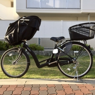 子乗せ自転車 NOURISH yellお売りします 新車1年使用→★半額以下★ / 3段変則 /  オートLED搭載 