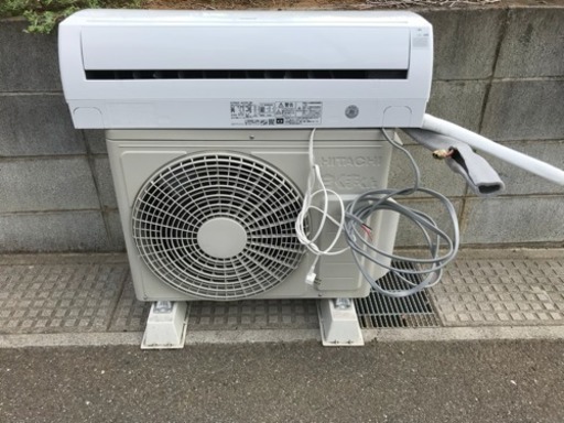 美品 稼働少なめ 15年製 日立 HITACHI 【RAS-A22D(W)】 クリアホワイト 2.2kw