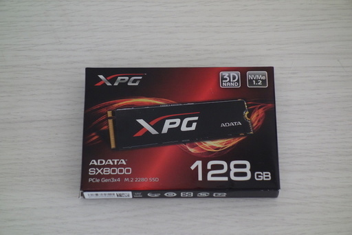 【送料無料】 ADATA SX8000 128GB PCIe Gen3x4 M.2 2280 SSD 新品未使用の出品