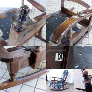 飛騨家具 キツツキマーク  ロッキングチェア 穂高 ウインザー 西宮の沢