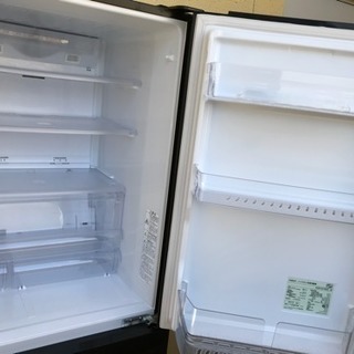 【リサイクルサービス八光　安心の3か月保証　配達設置OK】AQUA アクア AQR-D27B K [冷凍冷蔵庫 (270L・右開き） 2ドア プレミアムブラック]