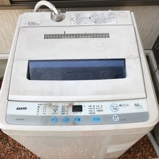 サンヨー ASW-60D(W) 洗濯機