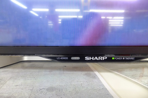 【引取限定 戸畑本店】シャープ 液晶テレビ LC-40W20 2015年製