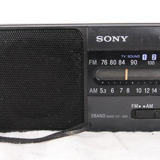 SONY  FM/AM　２BAND　コンパクトラジオ ICF-S...