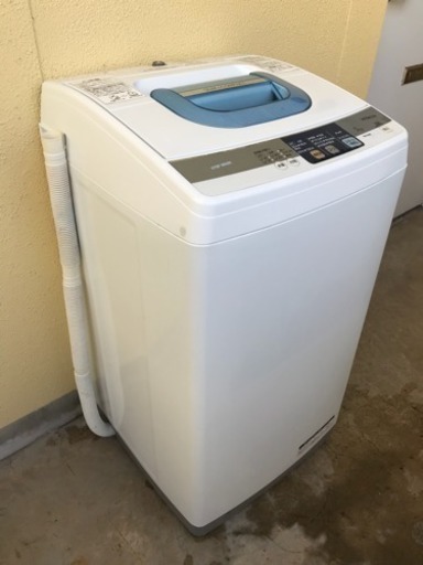 【リサイクルサービス八光　安心の3か月保証　配達・設置OK】日立 5.0kg 全自動洗濯機　ピュアホワイトHITACHI NW-5MR-W