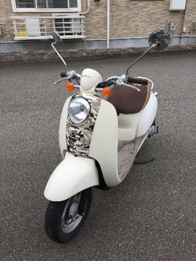 限定迷彩カラー原付バイク