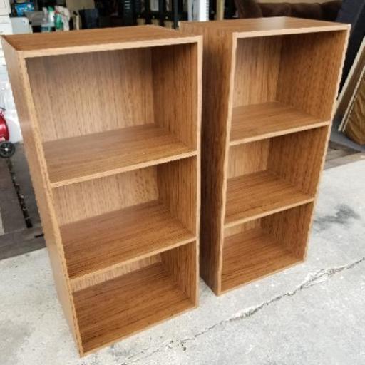 お洒落なカラーボックス 木目調ボックス２個 Pickers 岐阜の収納家具 カラーボックス の中古あげます 譲ります ジモティーで不用品の処分