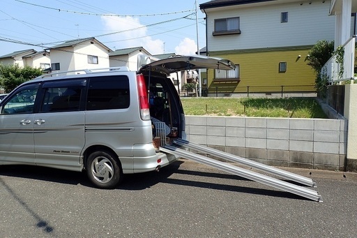 車いすアルミスロープ☆重い樹脂製ダンスロープより断然使いやすかったです