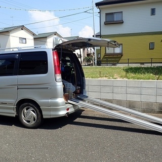 売れ筋がひクリスマスプレゼント！ 車いすアルミスロープ☆重い樹脂製ダンスロープより断然使い その他