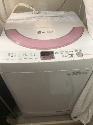 シャープ　2013年製 6kg 洗濯機 (Ag+)