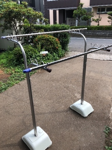 物干し台、さお