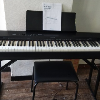 カシオ　電子ピアノ　PX-160BK　2017製
