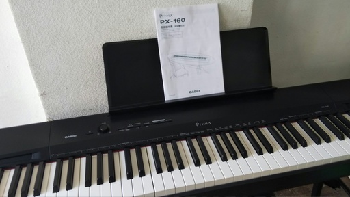 カシオ 電子ピアノ PX-160BK 2017製 訳あり品 CASIO カシオ 電子ピアノ