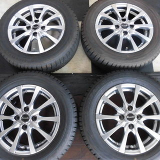 この時期なので格安にて★山しっかり！BS REVOGZ 175/65Ｒ14付き★エクシーダ　5.5Ｊ+43★ノート キューブ11 デミオ カローラ パッソ ｂB等 