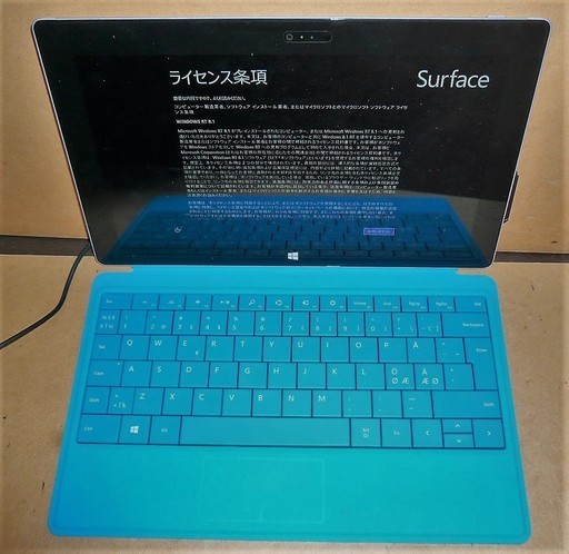 ☆\tマイクロソフト サーフェス Microsoft Surface WindowsRT タブレット 32GB ブラック◆お洒落キーボード付き