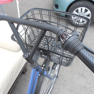 南12条店 シティーサイクル 27インチ自転車 切替付き/カギ付き ブルー