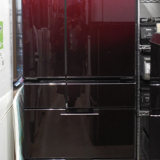 南12条店 SHARP 6ドア 冷凍冷蔵庫 SJ-GF60B-R 2015年製 580L 未清掃品！ 人気のシャープ製！