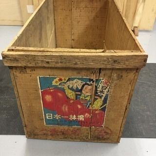 昭和レトロ🌟りんごの木箱✨アンティーク
