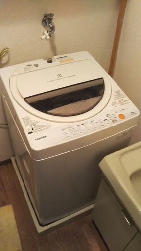 保留 東芝 / TOSHIBA 洗濯機 AW-60GL 2012年製