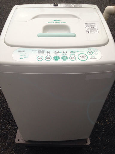 TOSHIBA 東芝 全自動 洗濯機 AW-305 5キロ 2011年製　調布市