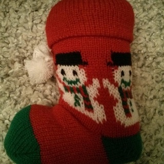 クリスマス　靴下　ソックス　置物