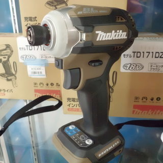 【引取限定 戸畑本店】マキタ　インパクトドライバー　TD171DZAB　本体のみ　未使用品