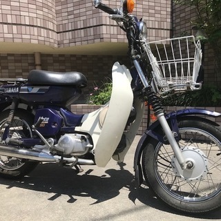 格安ビジネスバイク　￥50000-　☆　ヤマハ　ニューメイト９０　　4サイクル　前カゴつき　鹿児島市　☆