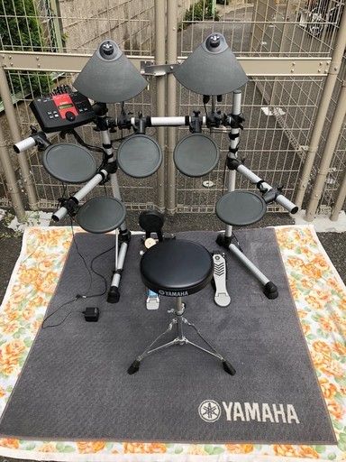■YAMAHA ヤマハ 電子ドラムセット DTXPLORER ドラムマット付き USED