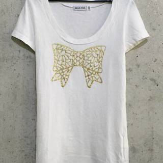 MILK FED ミルクフェド　Tシャツ カットソー　白　XSサイズ