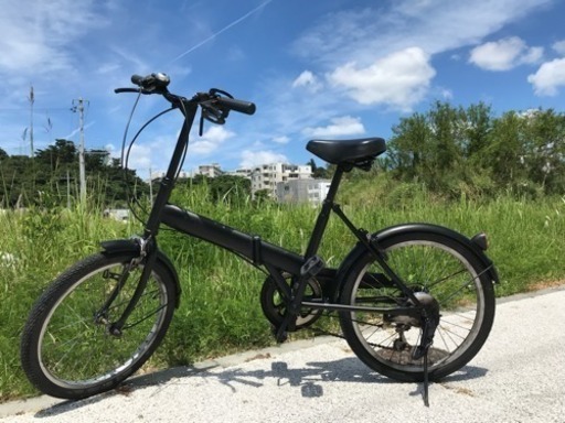 折りたたみ自転車ギア付き２０インチ鍵付き！
