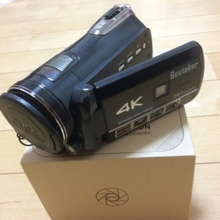 Ｂesteker 4kビデオカメラ 一回使用の極美品