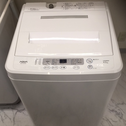 AQUA 洗濯機 4.5ｋ 2014年 AQW-S452 K113